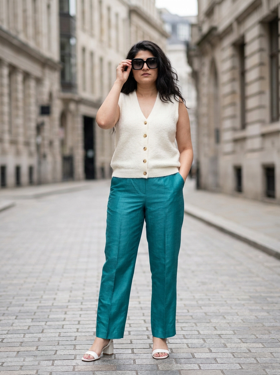 An AI-generated look for a day in the city